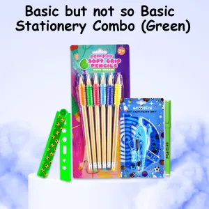 Basic But Not So Basic Stationery Combo (Green)