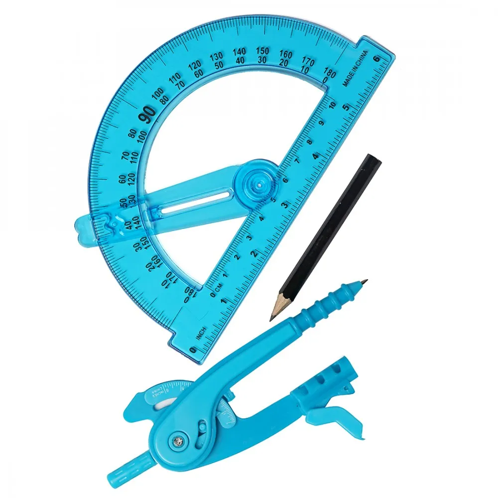 Bff Compass And Protractor Set - Blue