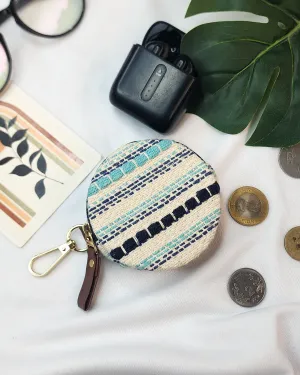 Blue Peonies Coin Pouch