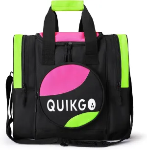 Bowling Ball Bag for Single Ball, Tote Bowling Bag with Padded Ball Holder