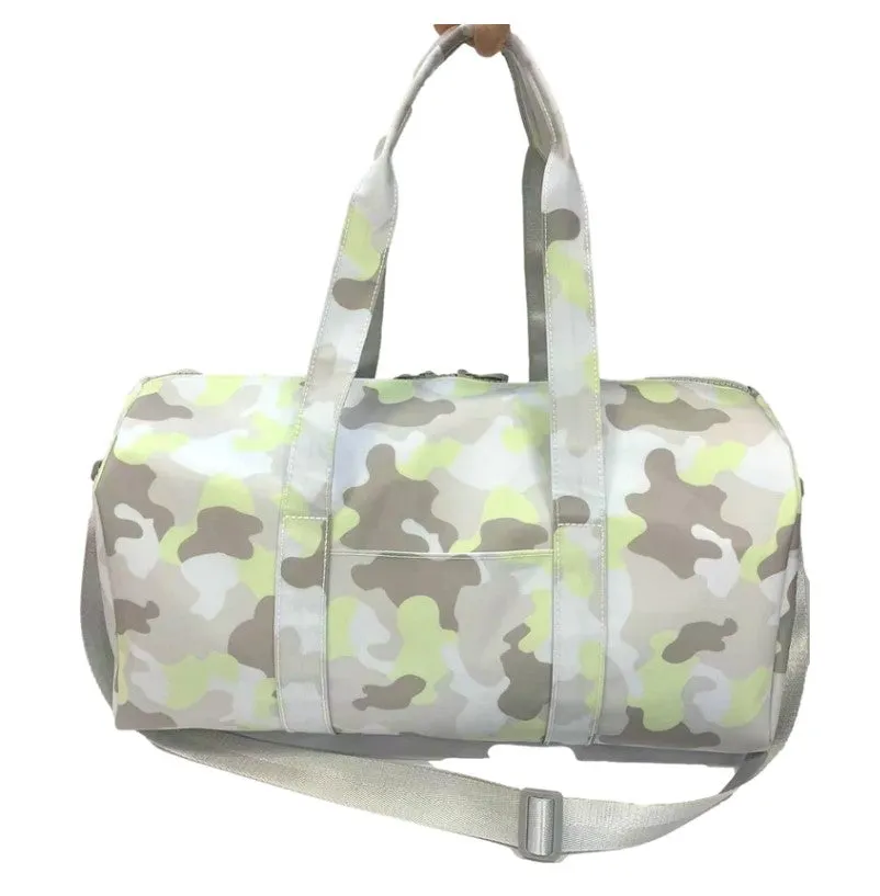Camo Blue Multi Weekender Duffel Bag