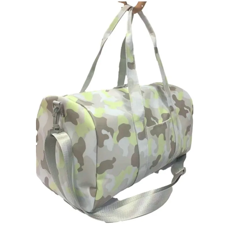 Camo Blue Multi Weekender Duffel Bag
