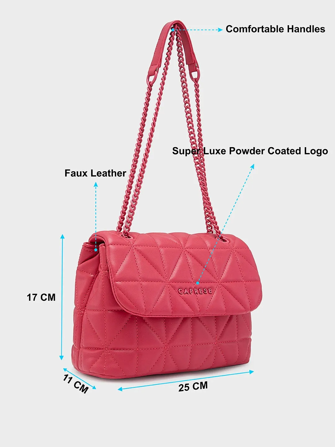 Caprese Rabi Sling Medium Pink