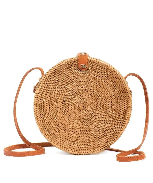 Carry Love Brown Round Sling Bag
