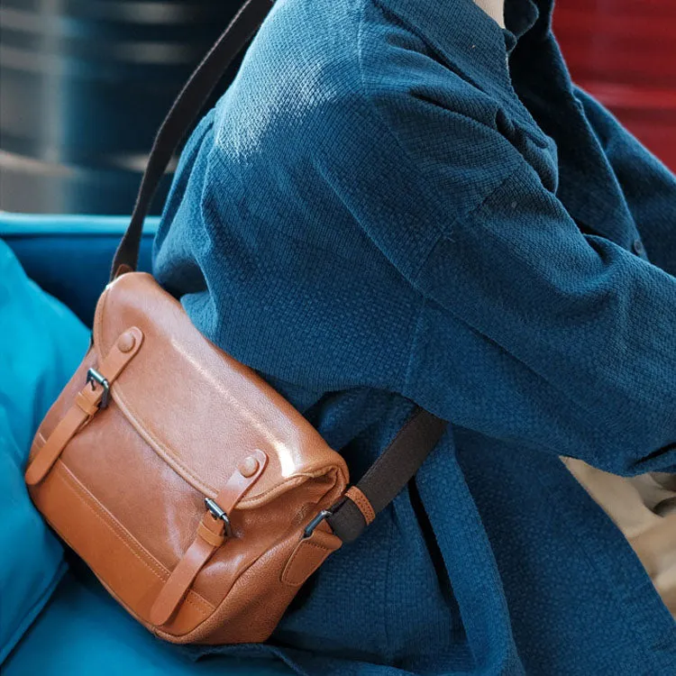 Casual Womens Genuine Leather Satchel Bag Cross Shoulder Bag for Women