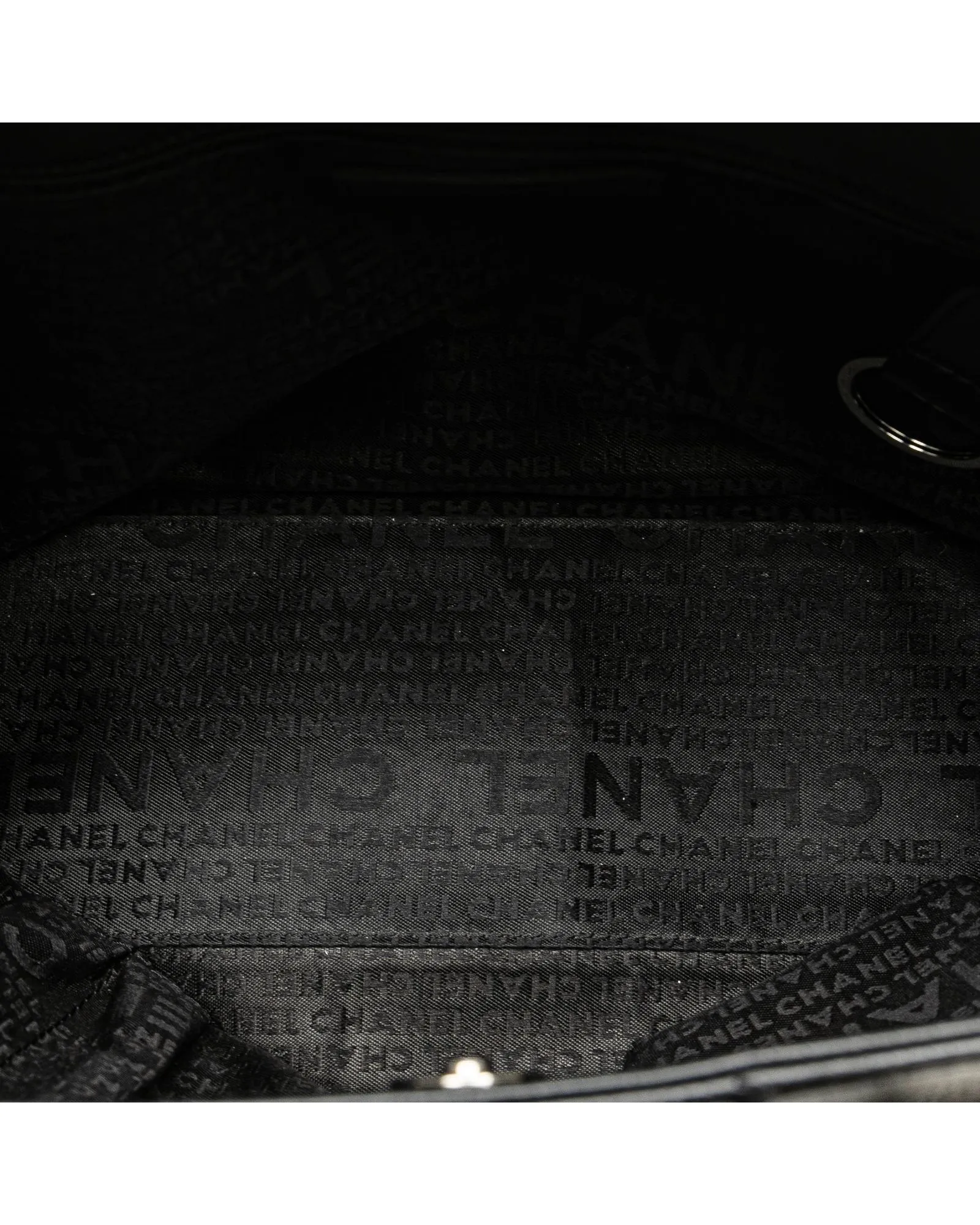 Caviar Leather Tote with Interior Zip and Slip Pockets