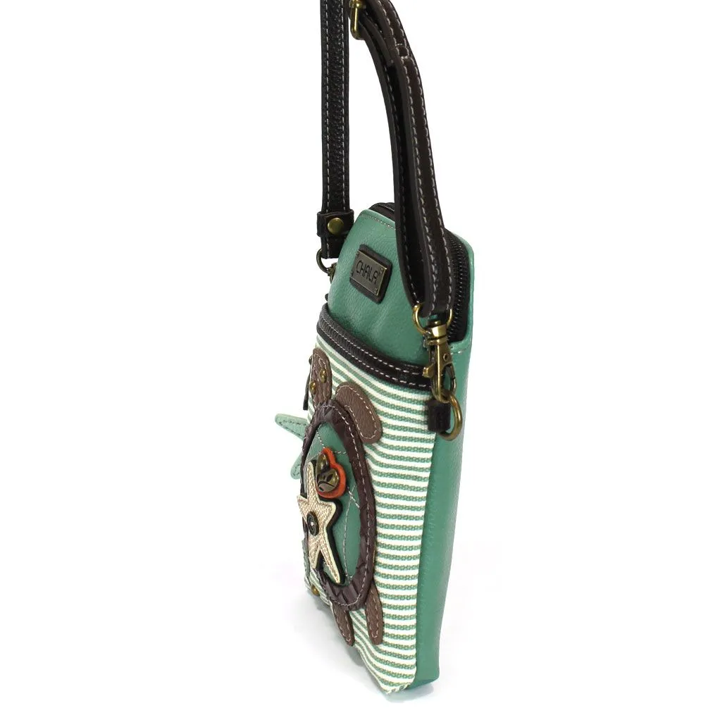 Cellphone Xbody - Sea Turtle (Teal Stripe)