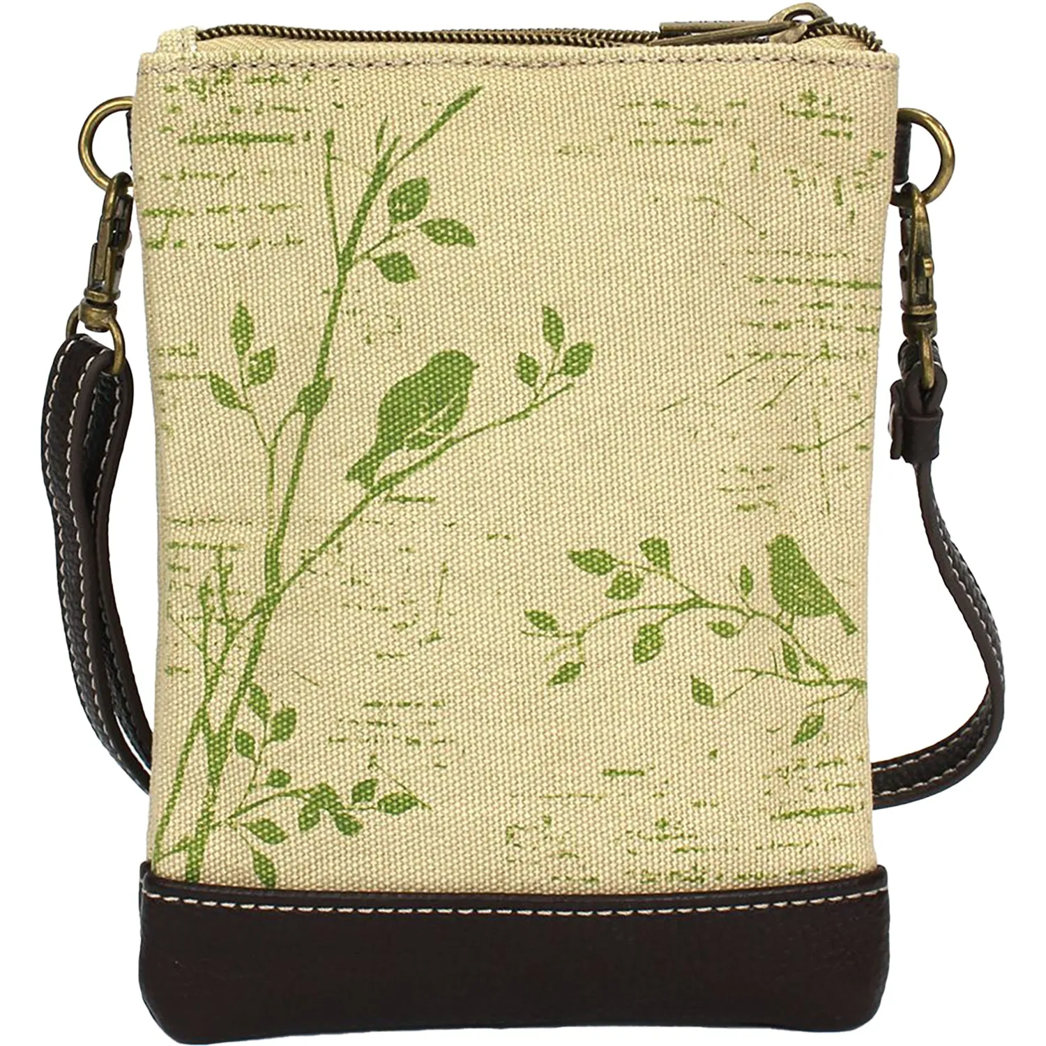 Chala Bird Safari Double Pocket Xbody Sand