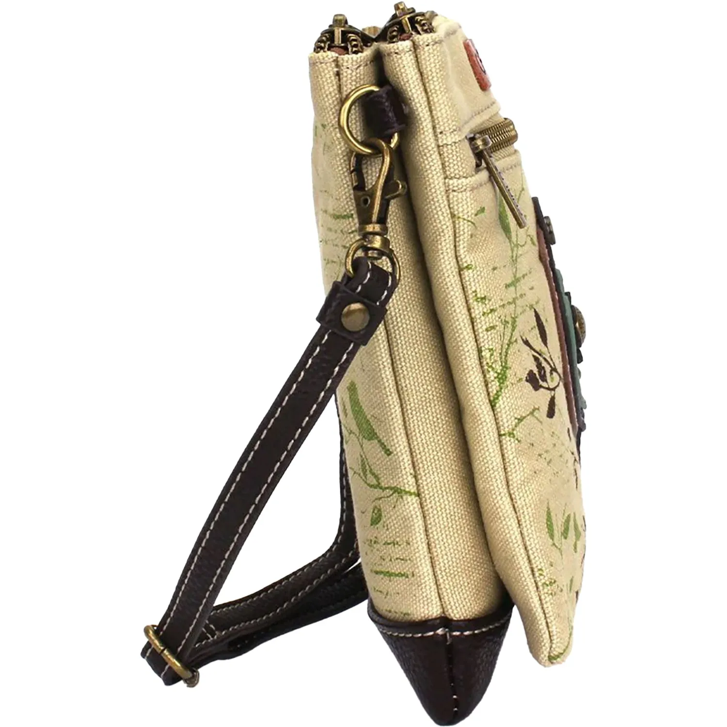 Chala Bird Safari Double Pocket Xbody Sand