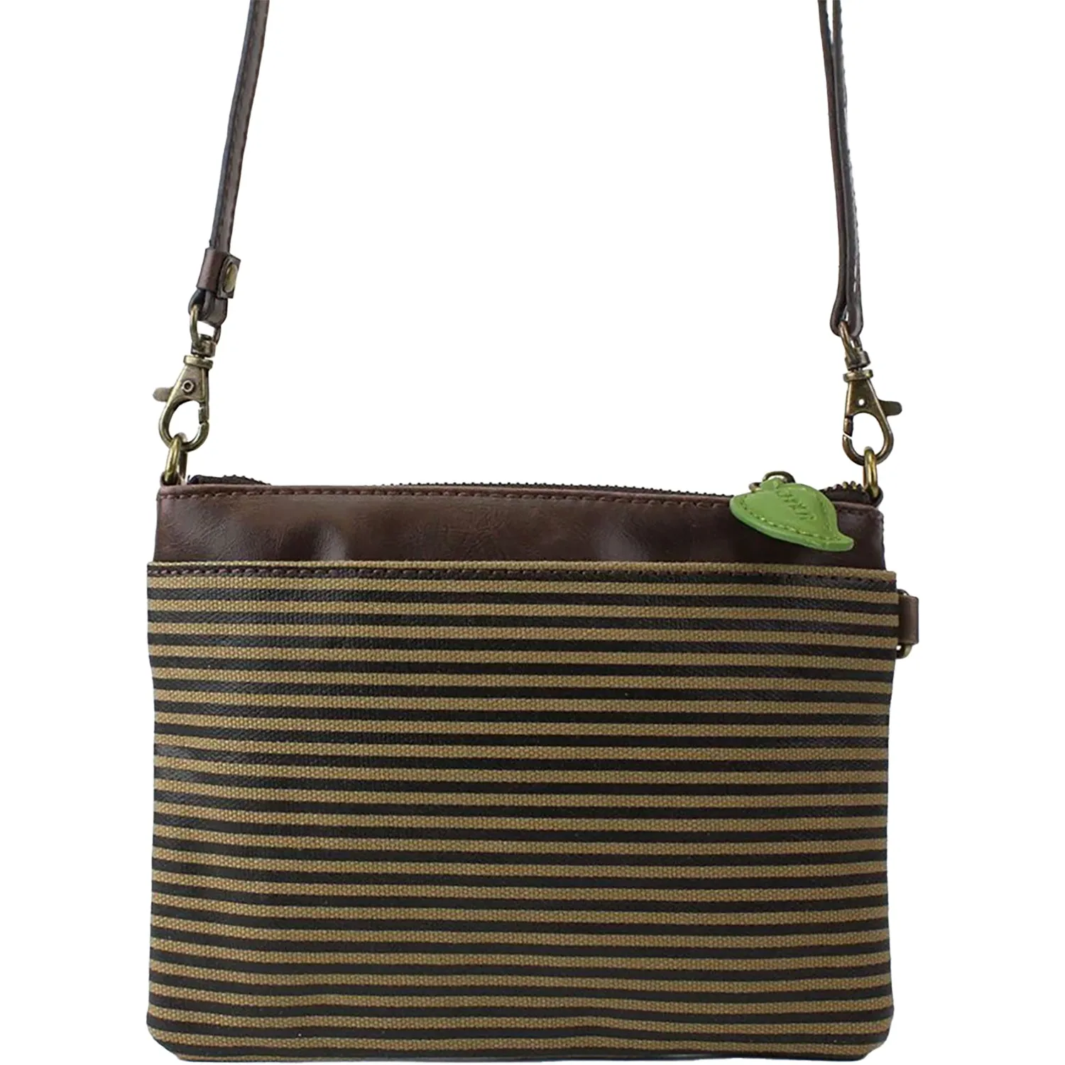 Chala Owl Mini Crossbody Olive Stripe