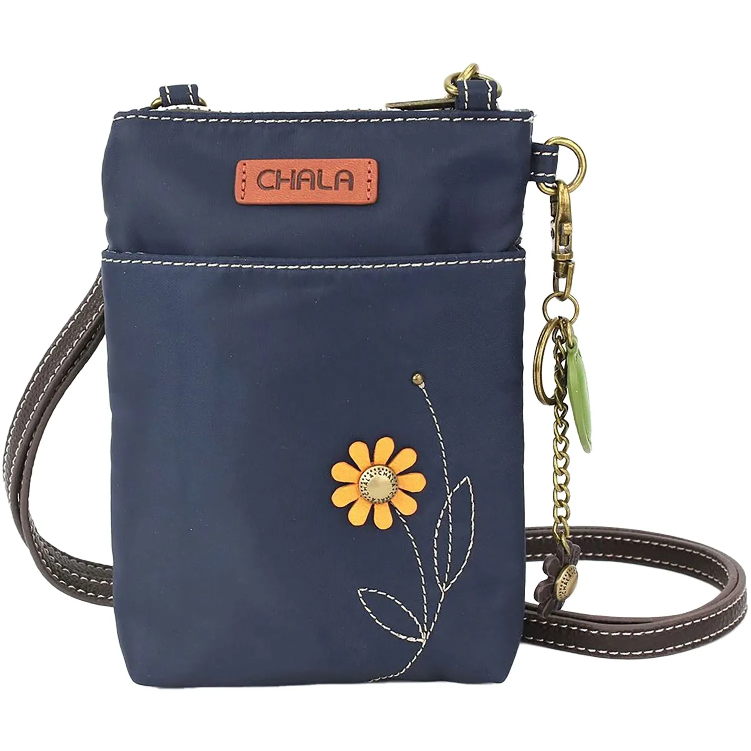 Chala Sunflower Cellphone Xbody Navy Synthetic