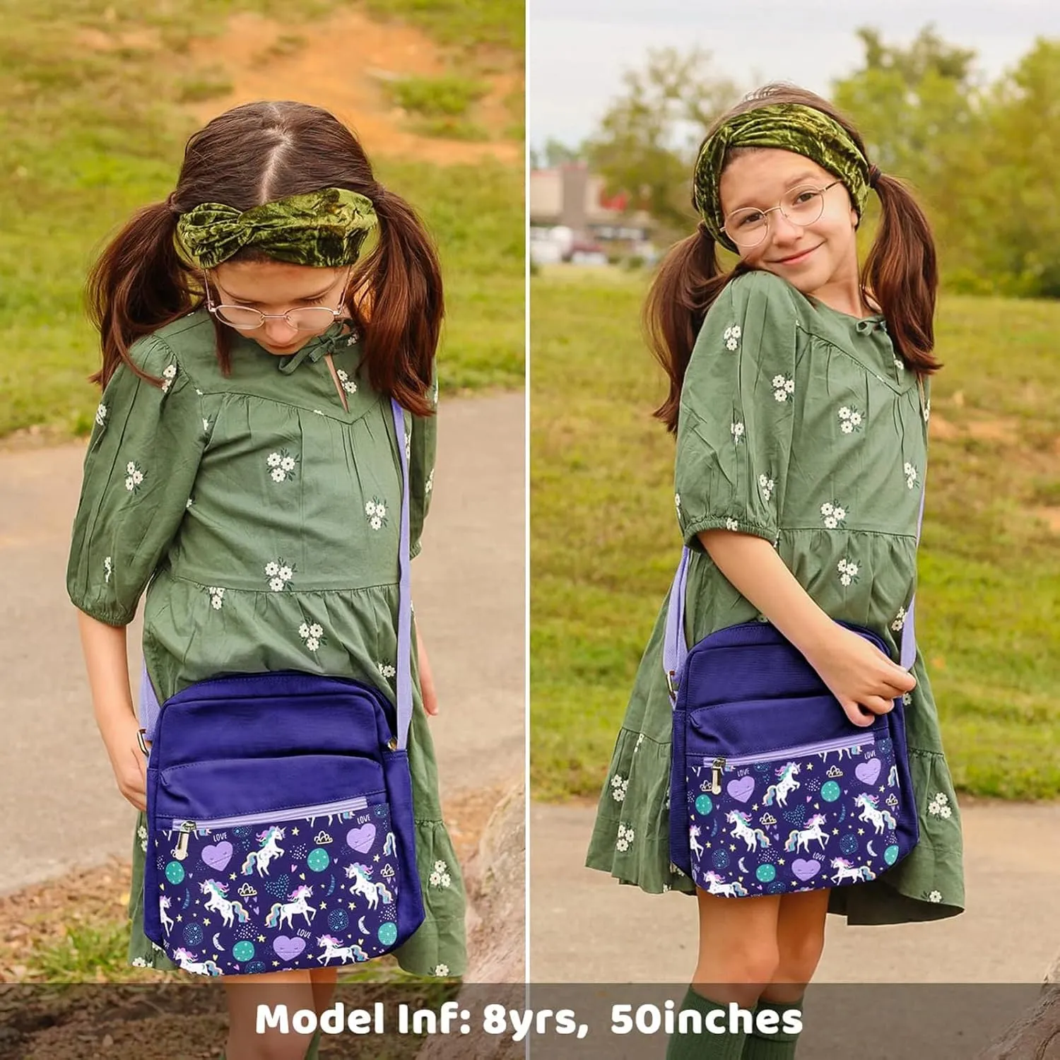 Choco Mocha Girls Crossbody Purses for Kids 6-8 8-10
