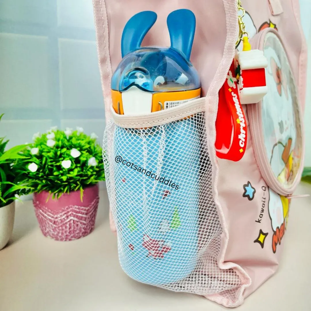 Christmas-Themed Tutorial Bag with 3D Keychain for Kids