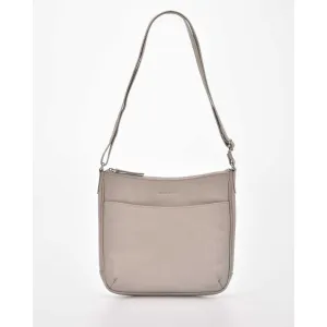 COBB & CO Burwood RFID Protective Leather Crossbody Taupe