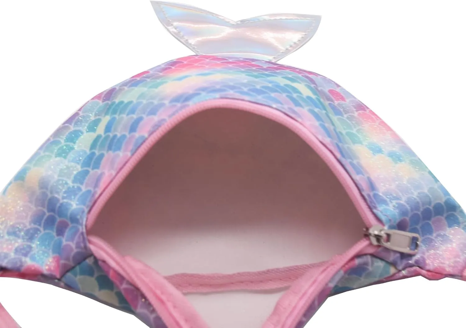 Cute Mermaid Tail Kids Fanny Pack Waist Bag for Toddler Girls Boys Small Crossbody Sling Bag Belt Bag
