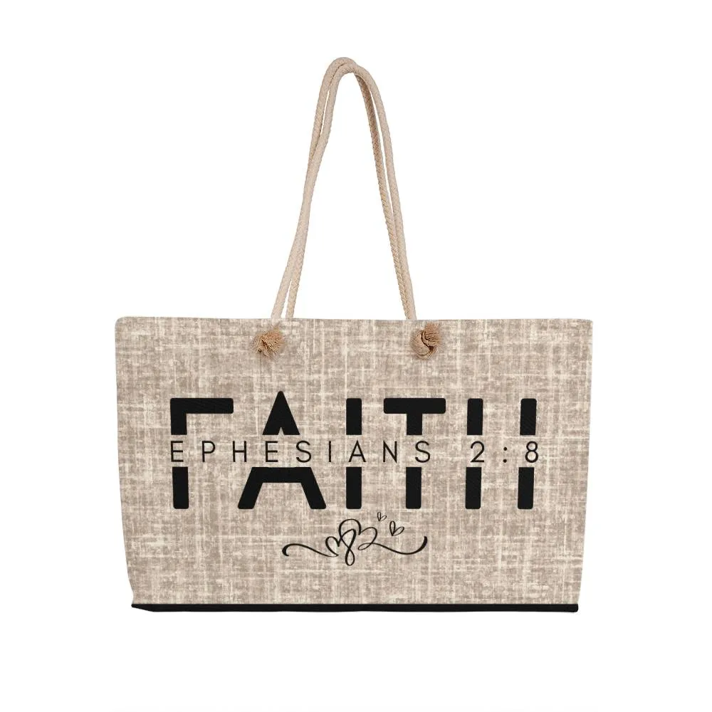 ELEVATED SPIRIT - FAITH - EPHESIANS 2:8 -  BY GOD'S LOVE WEEKENDER BAG