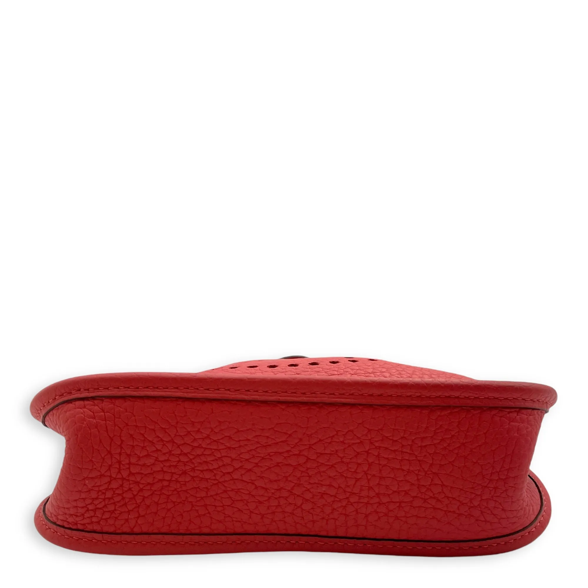 Evelyne Mini Rouge Pivoine in Clemence, Palladium hardware