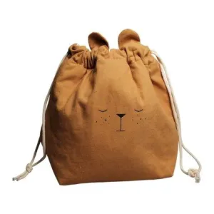 Fabelab Storage Bag Bear Ochre - Small