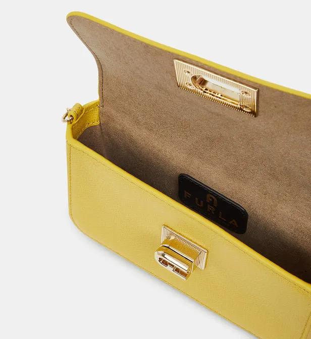 FURLA 1927 BEAUTY BAG IN YELLOW