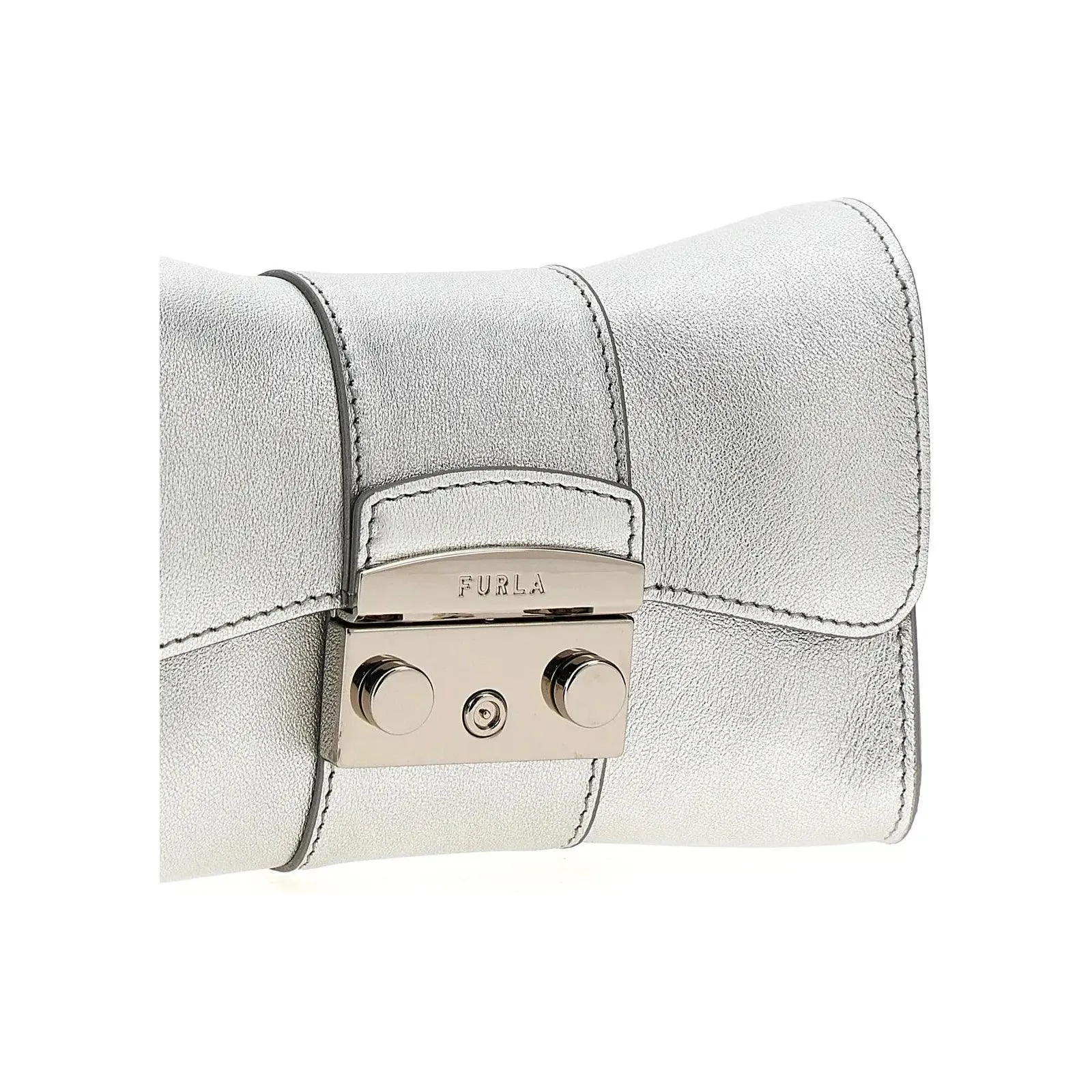 Furla Mini Crossbody Remix - Metal/Silver