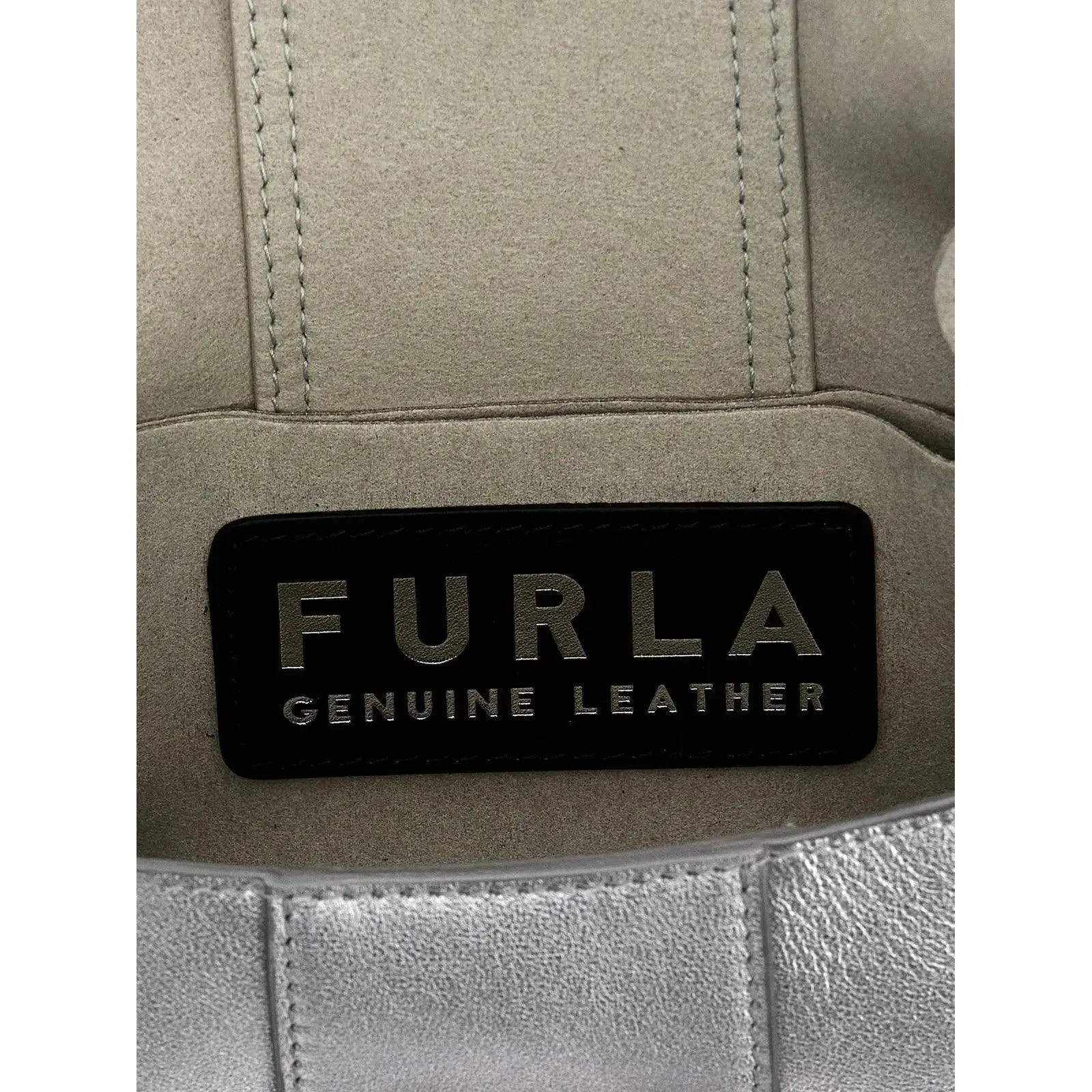 Furla Mini Crossbody Remix - Metal/Silver