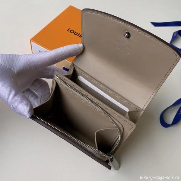 Iris Compact Wallet M62542 Galet Collection