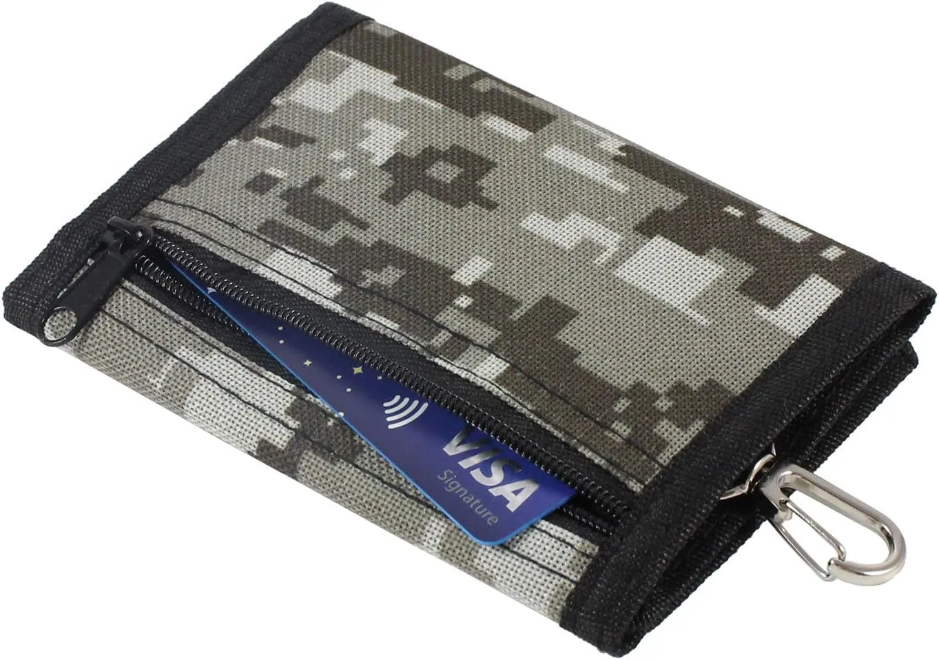 Kids Wallet for Boys and Girls, Novelty Wallet for Boys Ages 5-7, Camo Teen Wallet for Kids Birthday Gifts (Beige mosaic)