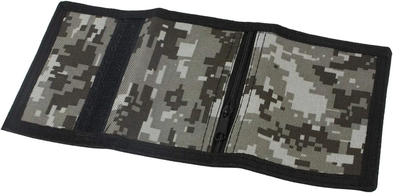 Kids Wallet for Boys and Girls, Novelty Wallet for Boys Ages 5-7, Camo Teen Wallet for Kids Birthday Gifts (Beige mosaic)