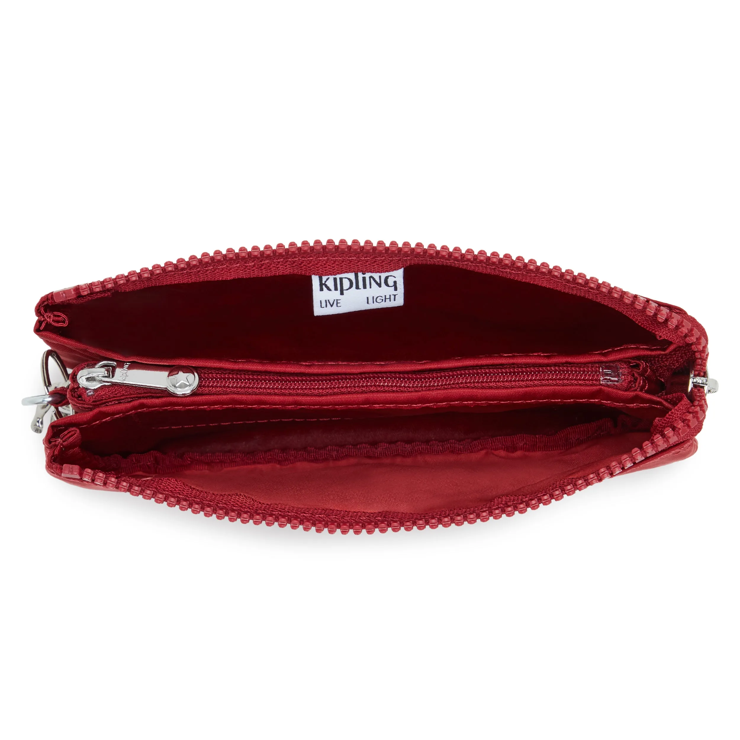 Kipling Creativity L Red Red Wine Large Purse I3361-6SE