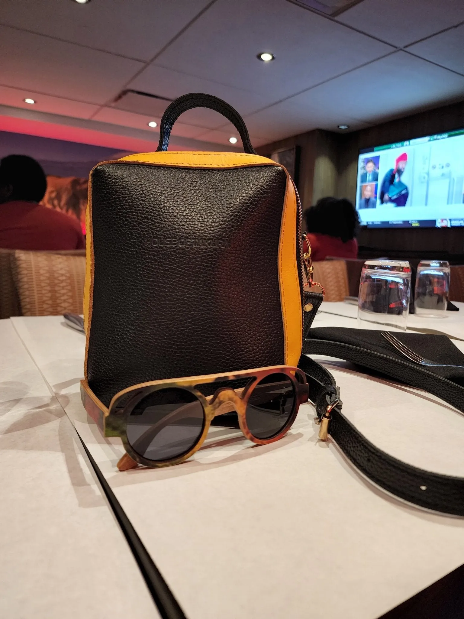 Kura Bag - Black and Yellow