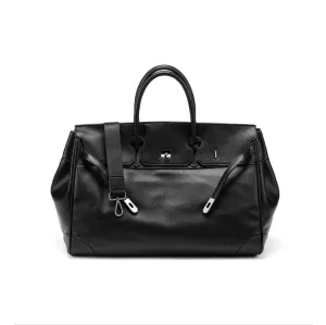 Large birkin inspired platinum bag men women handbag weekender over night bag tote