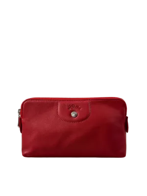 Le Pliage Cuir Clutch Pochette Rouge Cerise
