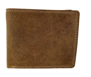 Leather Wallet with ID & Card Flap