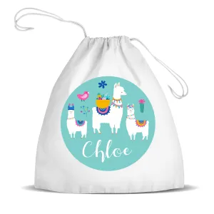 Llama Premium Drawstring Bag