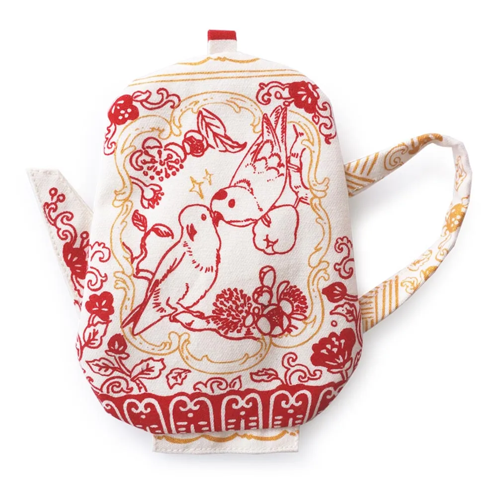 Lorikeet Red Tea Pot Coin Pouch