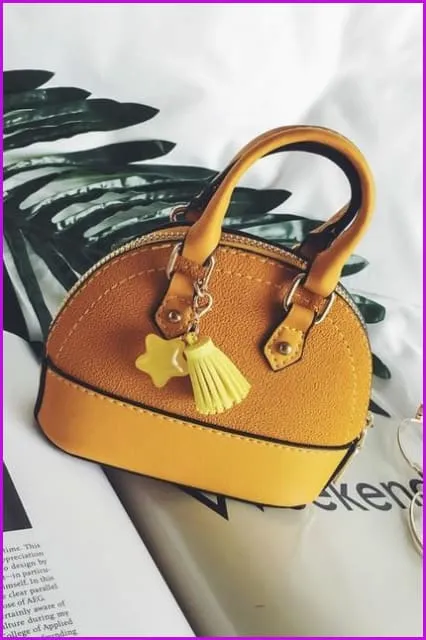 Lovely PU Chain Kids Purse Handbags F071