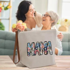 Mama Makeup Bag Grandma Accessory Pouch Mama Travel Bag Grandma Cosmetic Bag Mothers Day Gift (MMP1001)