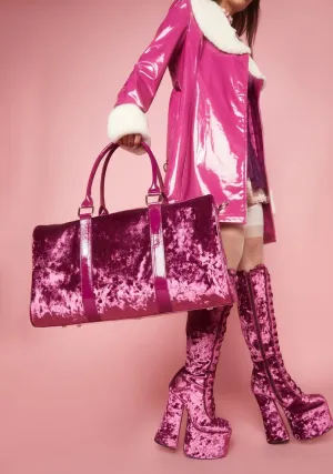 Material World Velvet Weekender