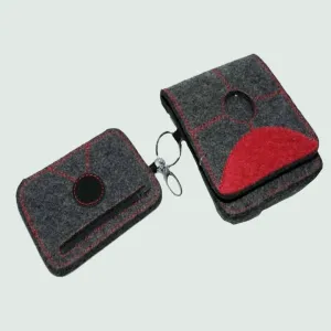 Mobile Charging Docker Pouch Organizer | 100% Organic Wool | Storage