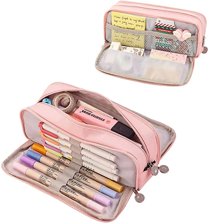 Multi-compartment pencil case