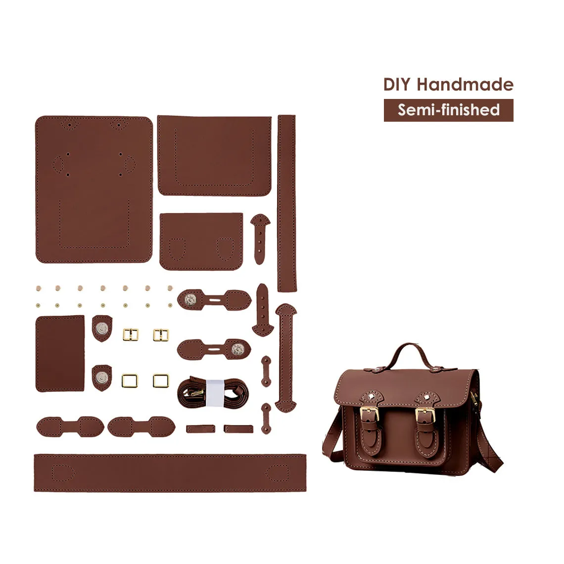 POPSEWING® Lady Leather Small Satchel Bag DIY Kit