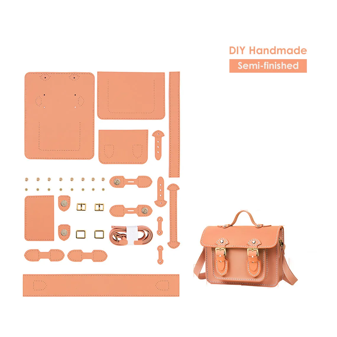 POPSEWING® Lady Leather Small Satchel Bag DIY Kit