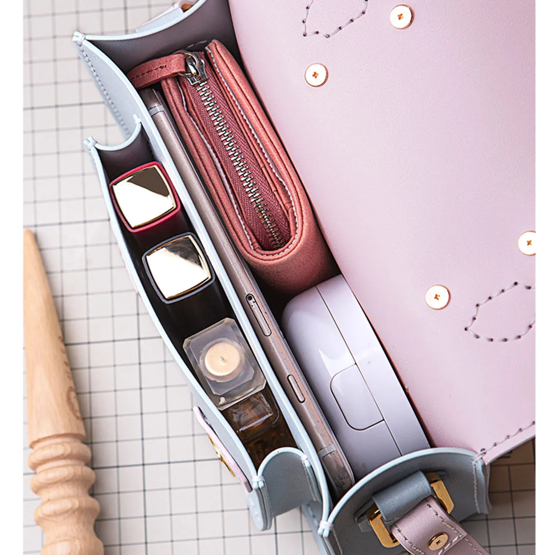 POPSEWING® Lady Leather Small Satchel Bag DIY Kit