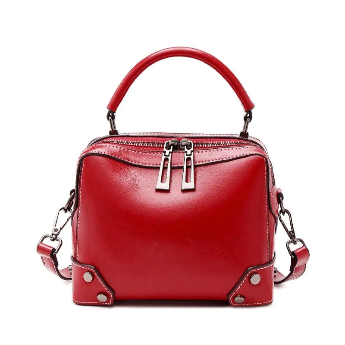 Portable Zipper Shoulder Messenger Bag