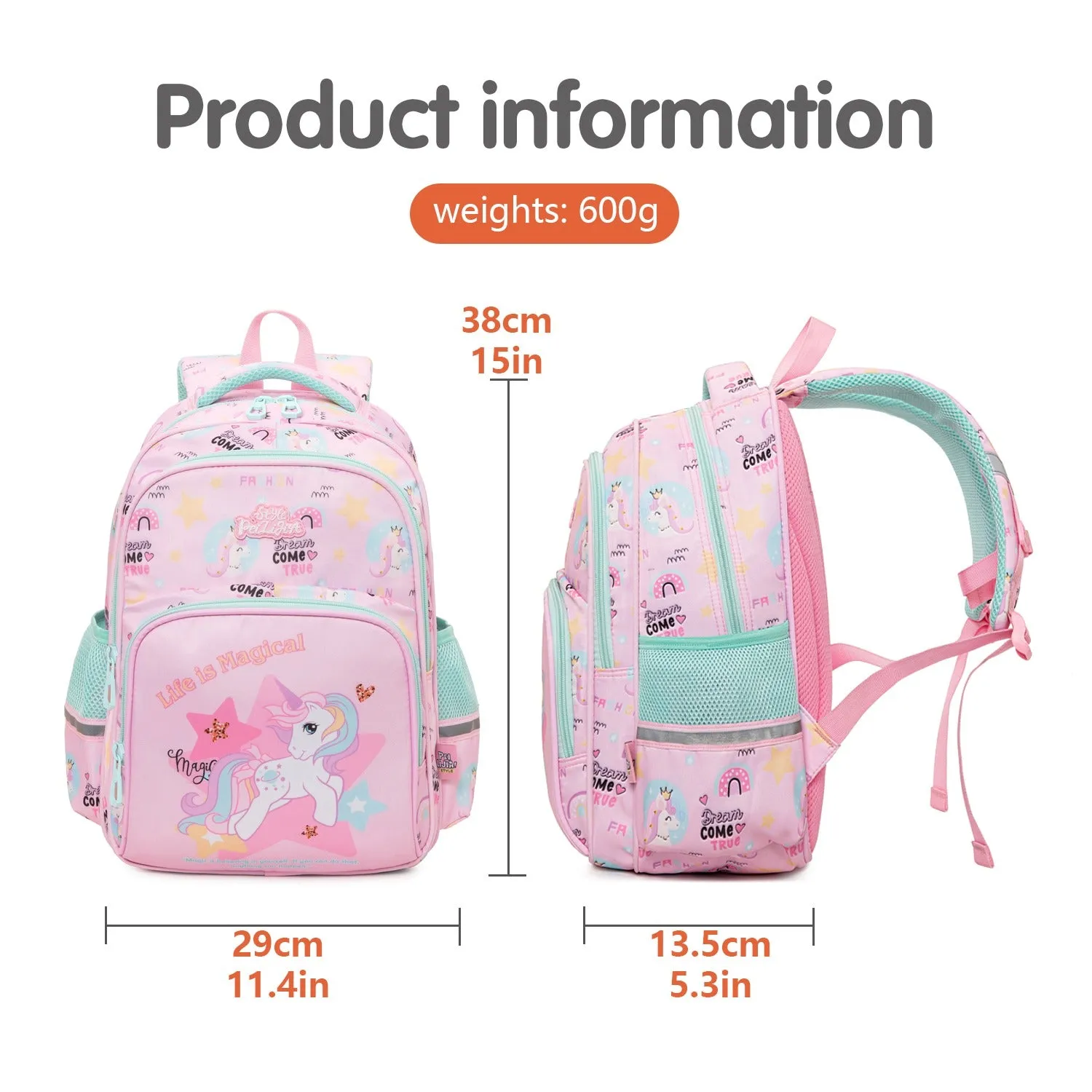 Premium Unicorn School Backpack For Kids