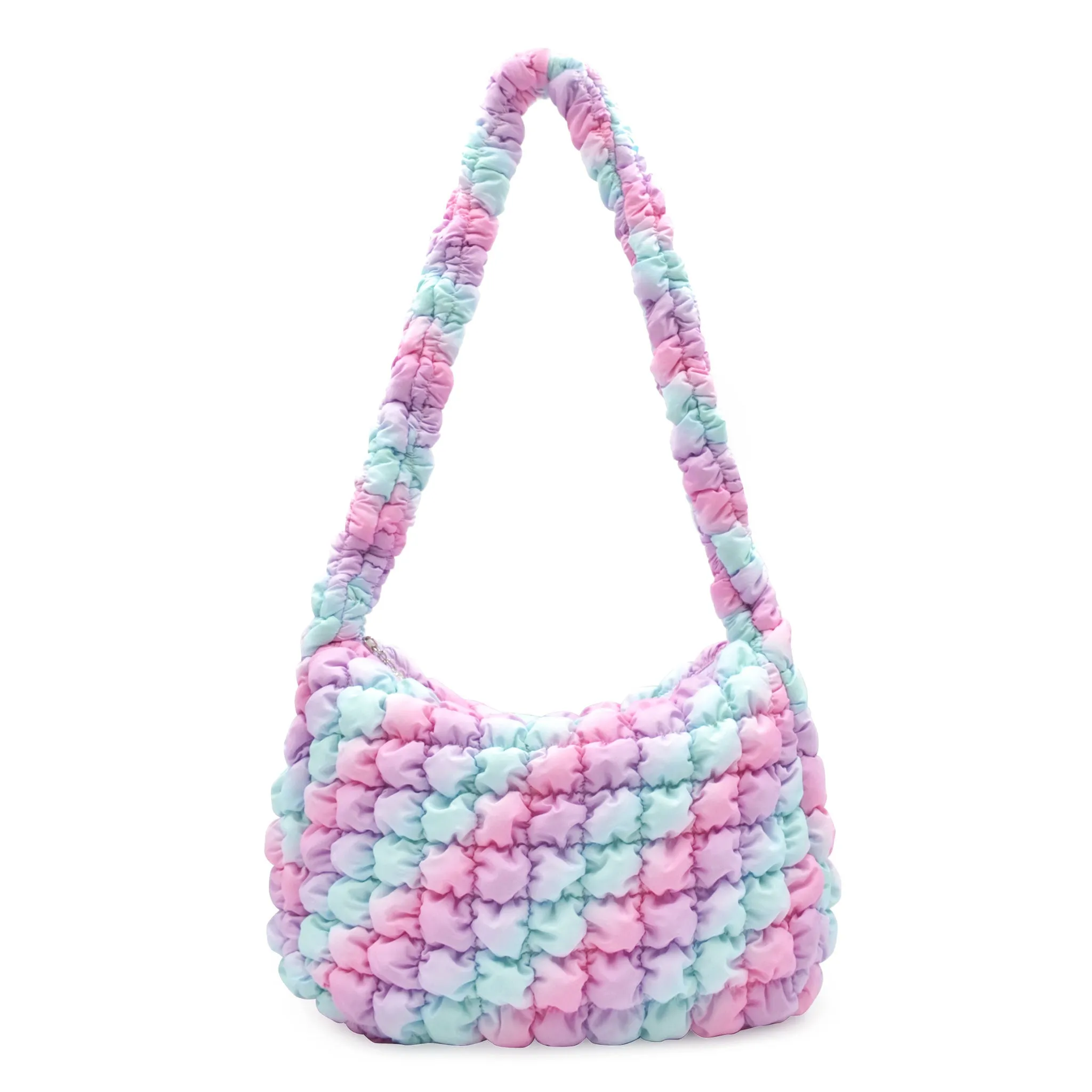 Quilted Scrunchies Hobo Sling Bag