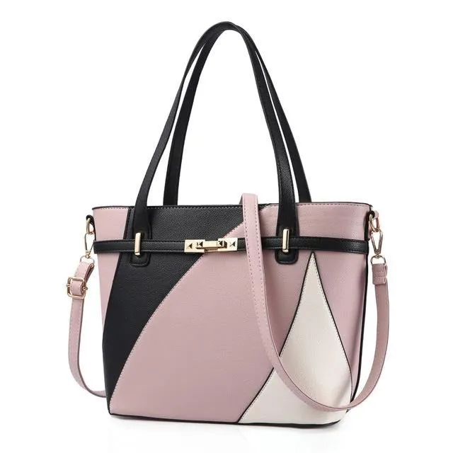 Sequined Zipper Messenger Bag