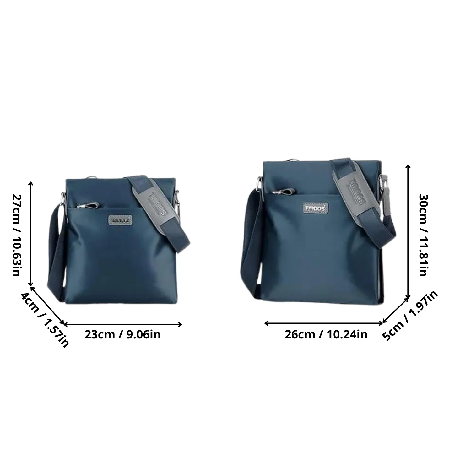 Sleek Metropolitan Shoulder Messenger Bag