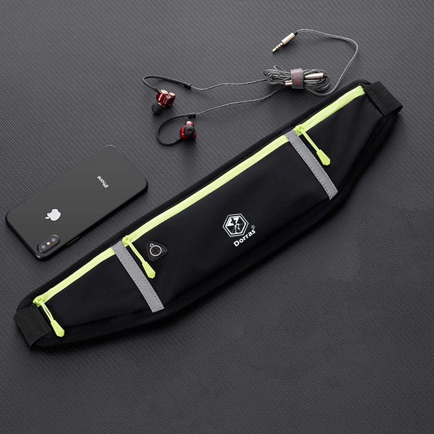 Slim Running Belt Fanny Pack for Women & Men, Running Phone Holder Runners Belt Waist Pack Bag for Running Hiking Sports