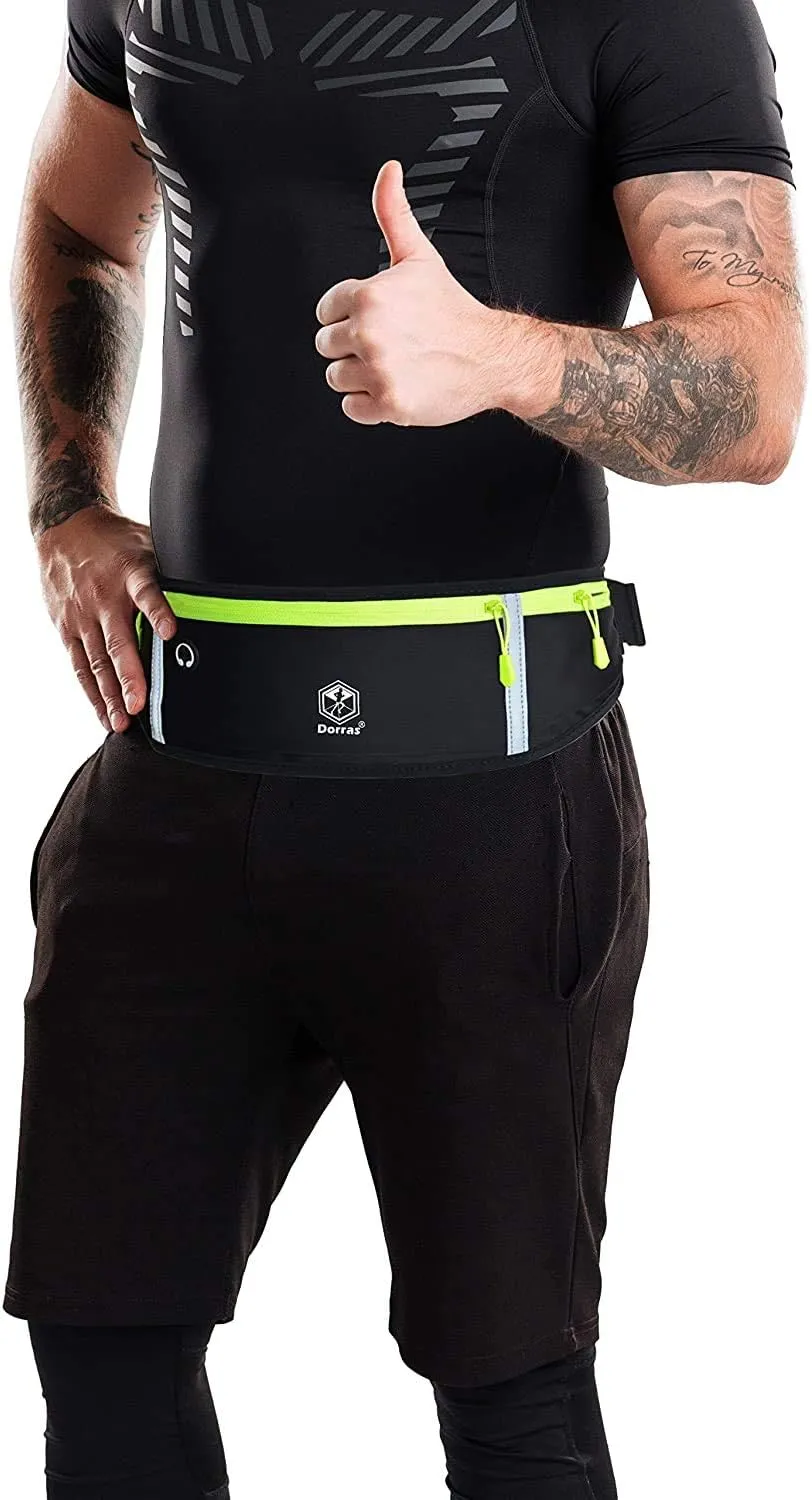 Slim Running Belt Fanny Pack for Women & Men, Running Phone Holder Runners Belt Waist Pack Bag for Running Hiking Sports